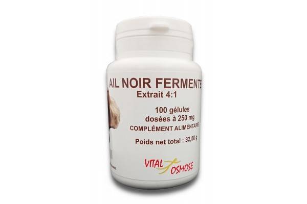 Ail noir fermenté