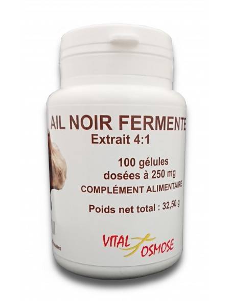 Ail noir fermenté, dégoussé et pelé - 50gr