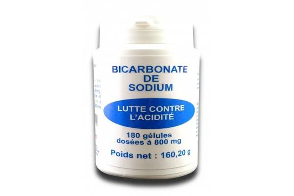 Bicarbonate de sodium 180 gélules